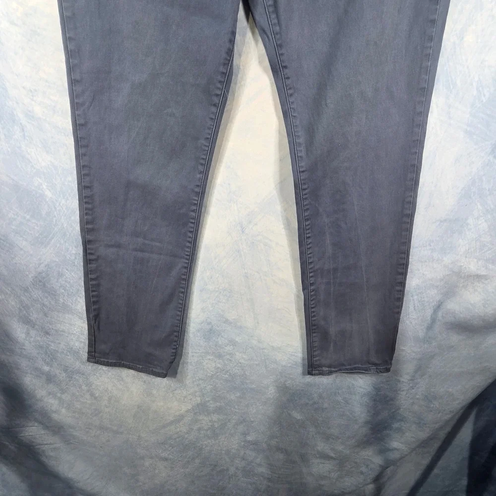 Lucky Brand 121 Slim Straight Pants Mens 34x30 Blue Gray Slate Casual Chino